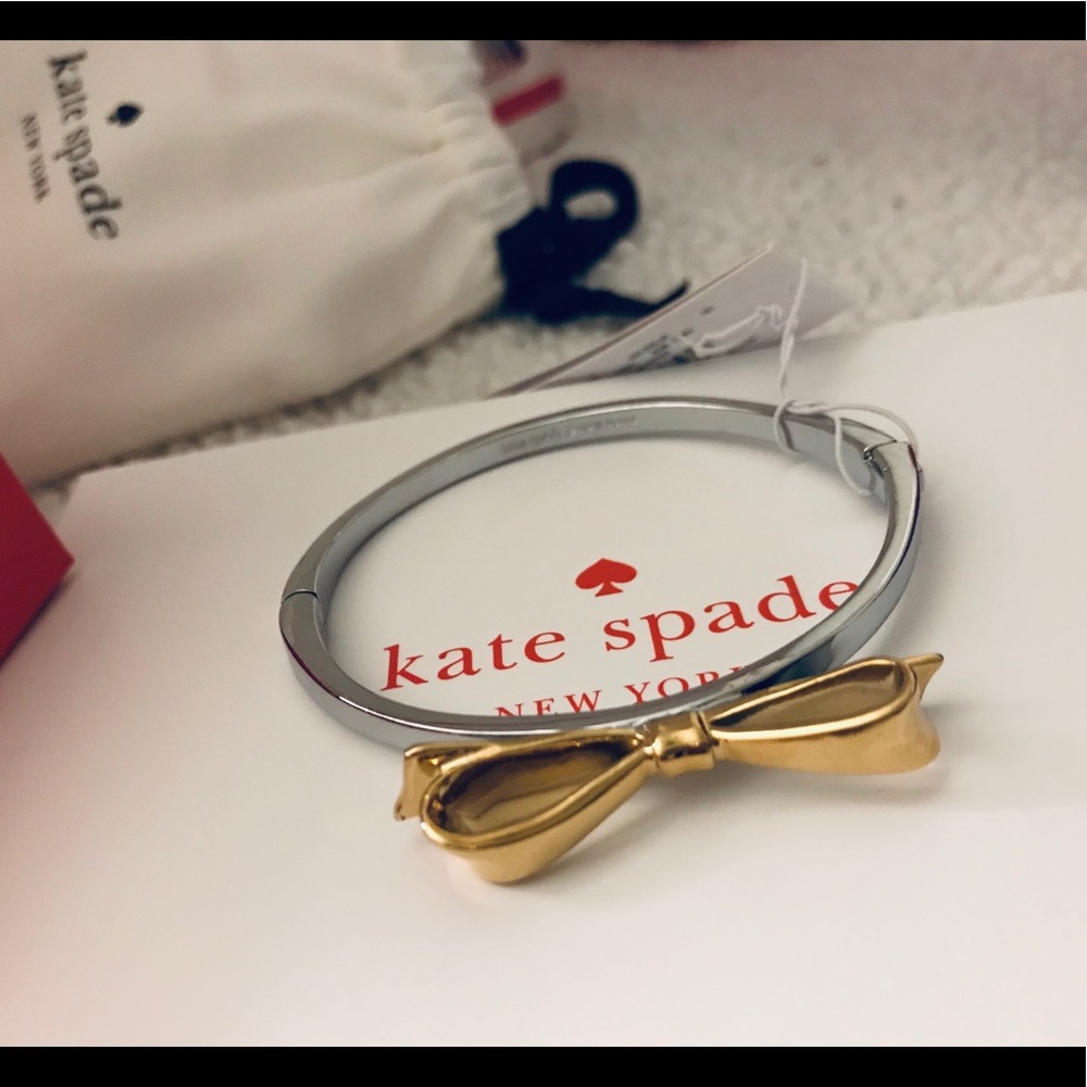LAST ONE❗️🥀Kate Spade New York Bow bangle -NWT🥀 - Picture 6 of 6